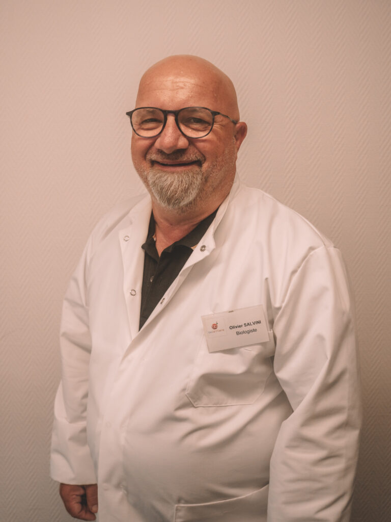Dr Olivier Salvini, biologiste médical au laboratoire Bio Ard'Aisne